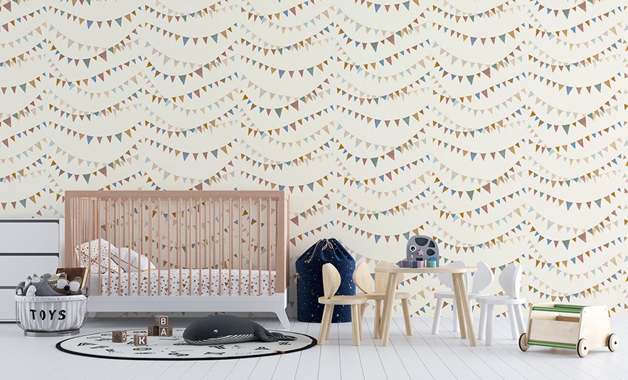 Garland Great Kids Wallpaper - Beige - Hohenberger - 26825 - Premier Wallcovering