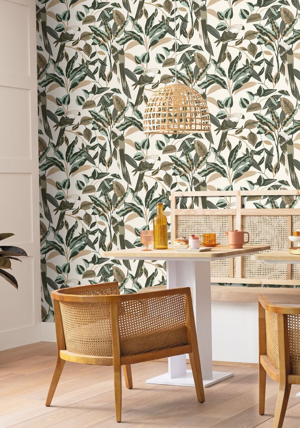 Gary Wallpaper - Eucalyptus - Caselio - 103790725 - Premier Wallcovering