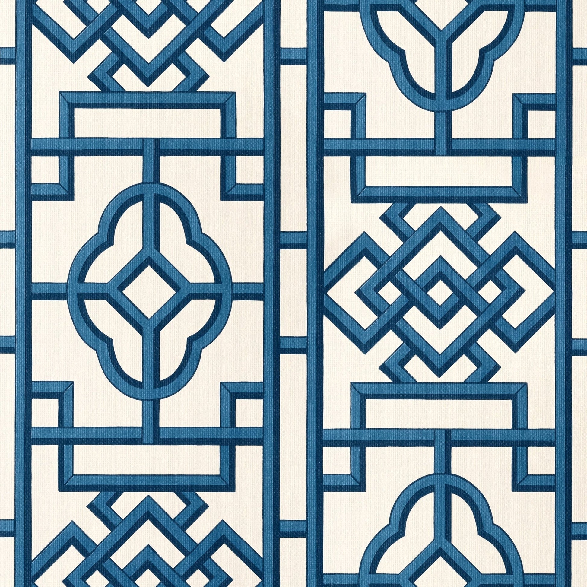 Gateway Wallpaper - Navy - Thibaut - T13314 - Premier Wallcovering