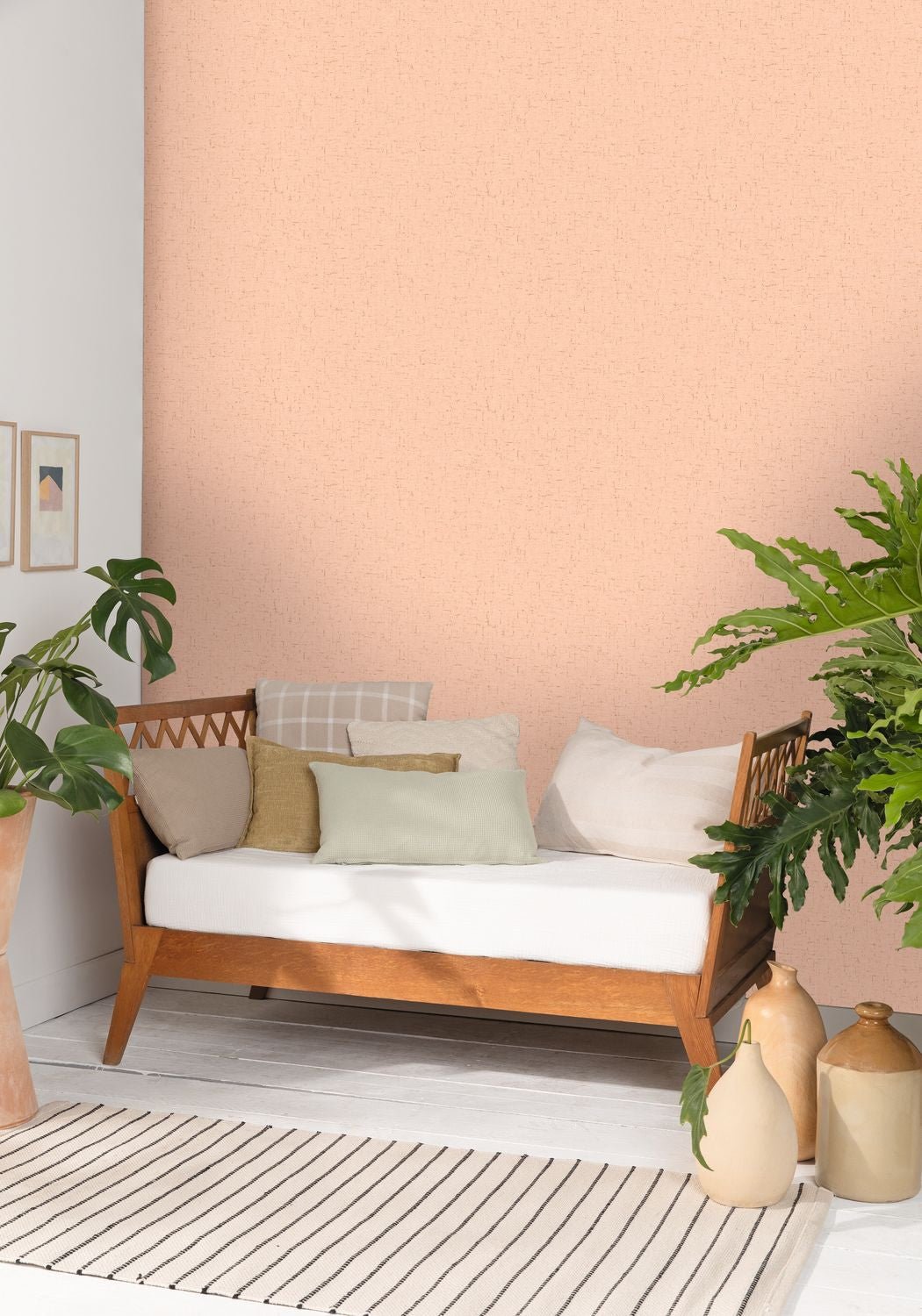 Gaze Metal Wallpaper - Rose  - Caselio - 103774229 - Premier Wallcovering