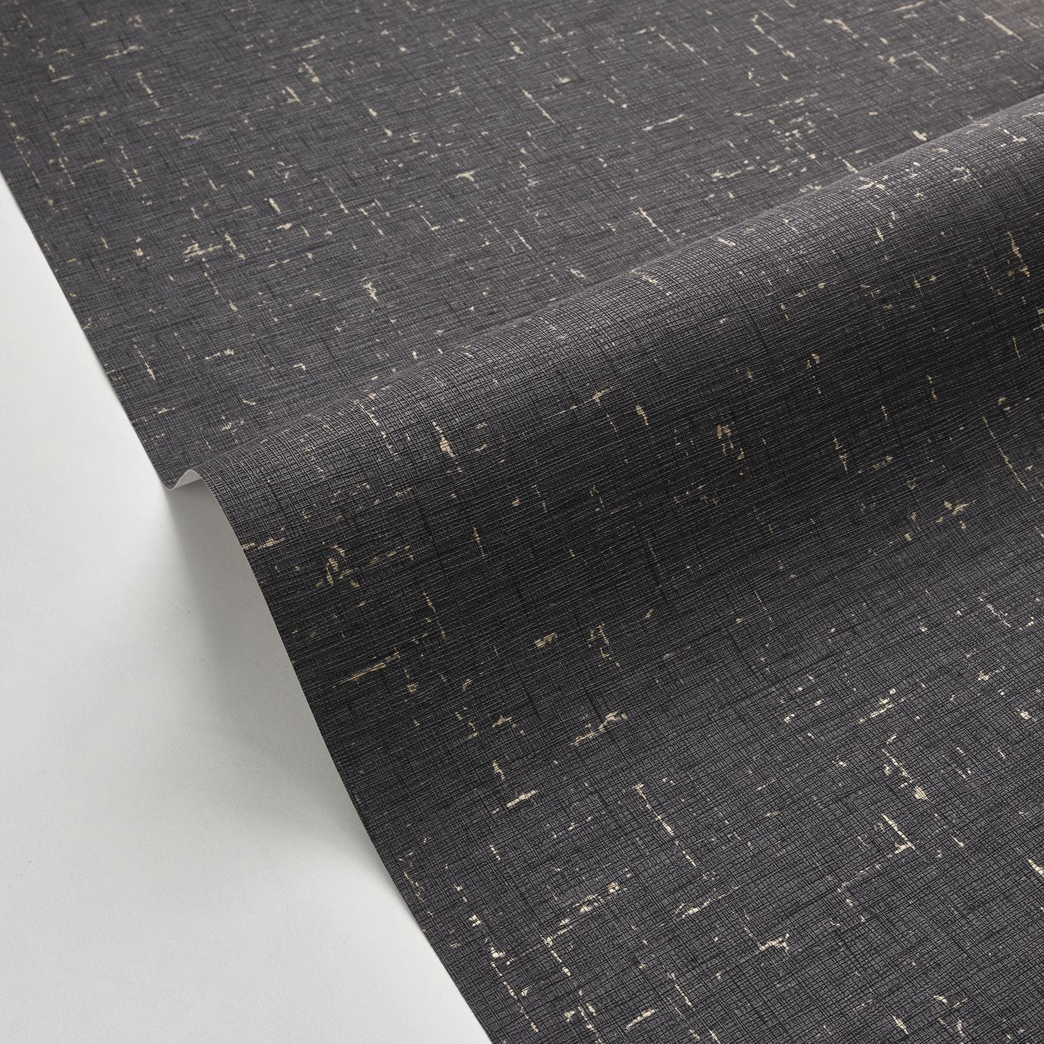 Gaze Metal Wallpaper - Noir  - Caselio - 103779265 - Premier Wallcovering