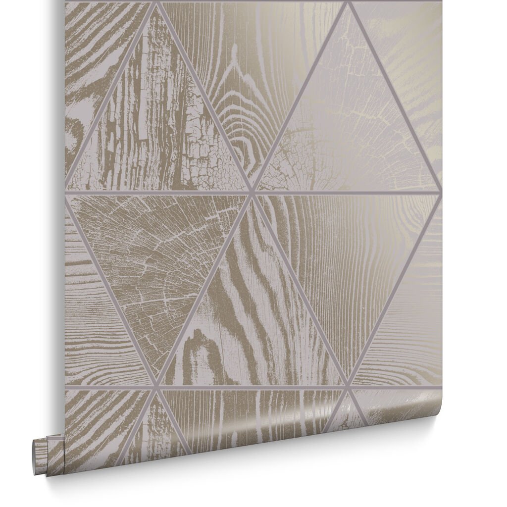 Geo Grain Wallpaper - Ash - Graham & Brown - 105242 - Premier Wallcovering