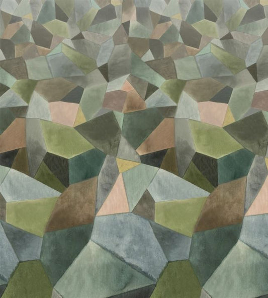 Geo Moderne Wallpaper - Jade - PDG1110/01 - Designers Guild - Premier Wallcovering