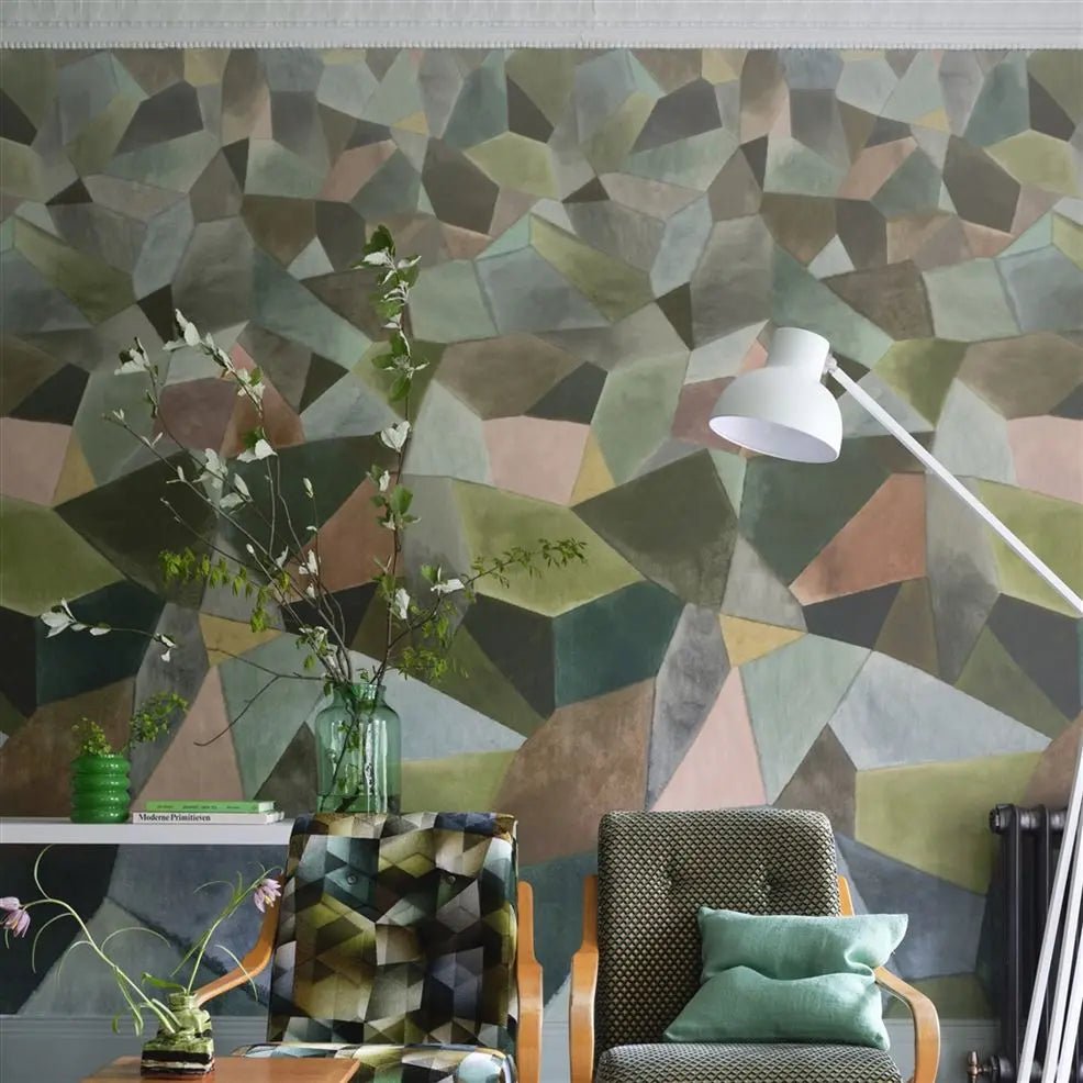 Geo Moderne Wallpaper - Jade - Designers Guild - PDG1110/01 - Premier Wallcovering
