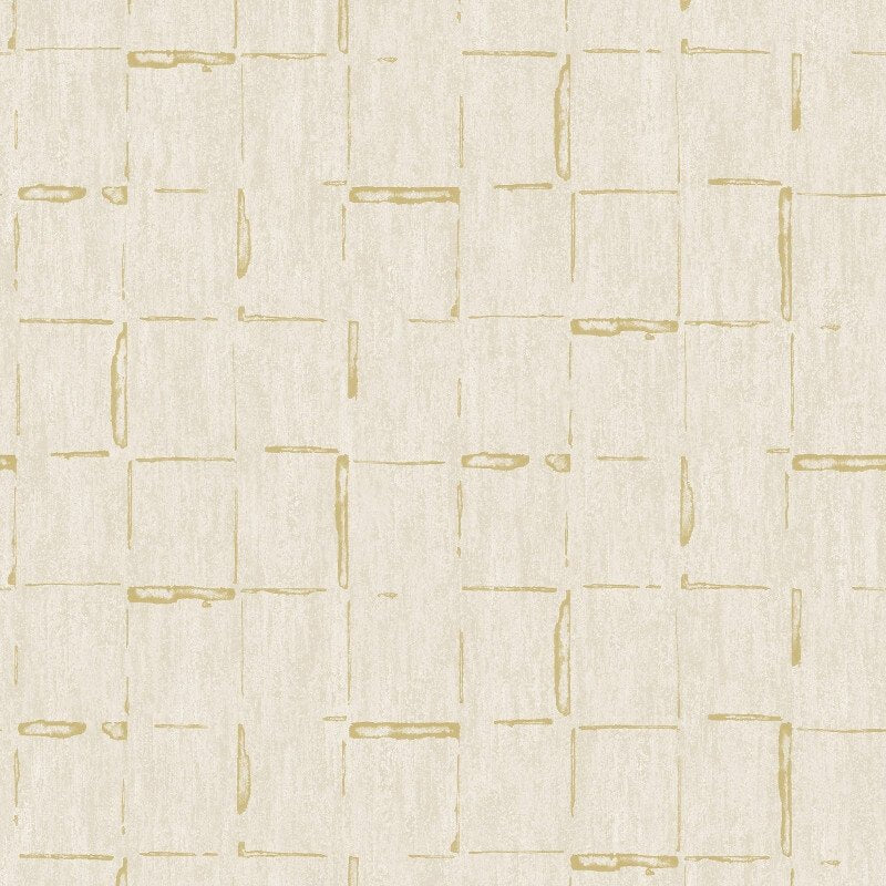 Geometric Lines Metallic Wallpaper - Stone - SK Filson - SK20028 - Premier Wallcovering