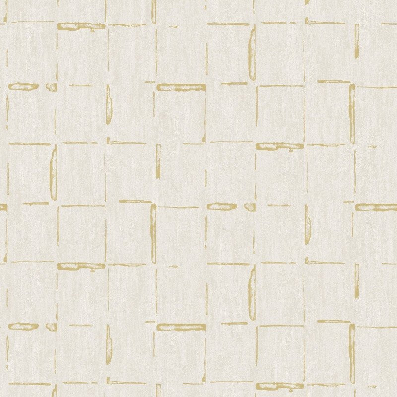 Geometric Lines Metallic Wallpaper - Beige - SK Filson - SK20029 - Premier Wallcovering