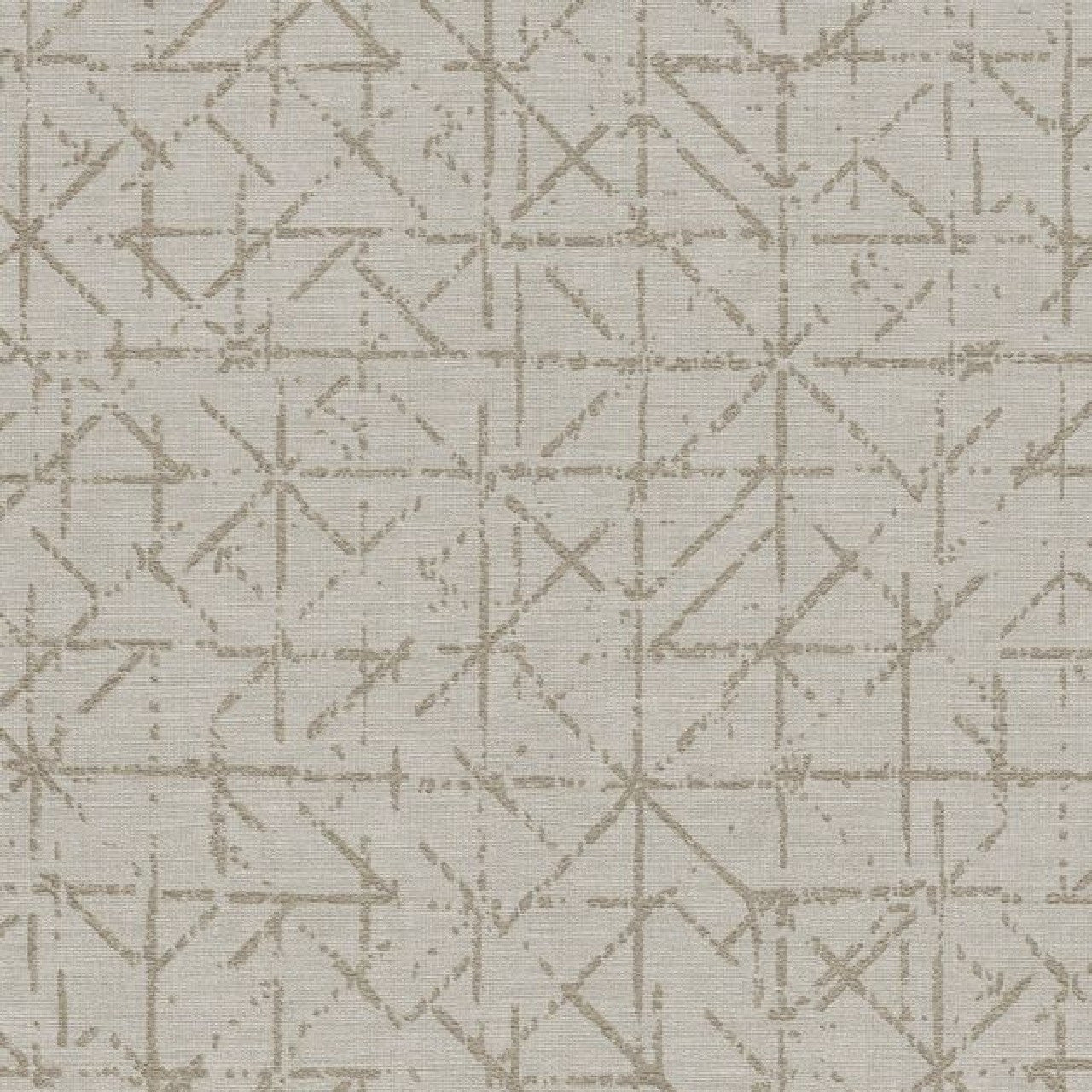 Geometric Sketch Topaz Wallpaper - Beige / Grey - Eijffinger - 394530 - Premier Wallcovering
