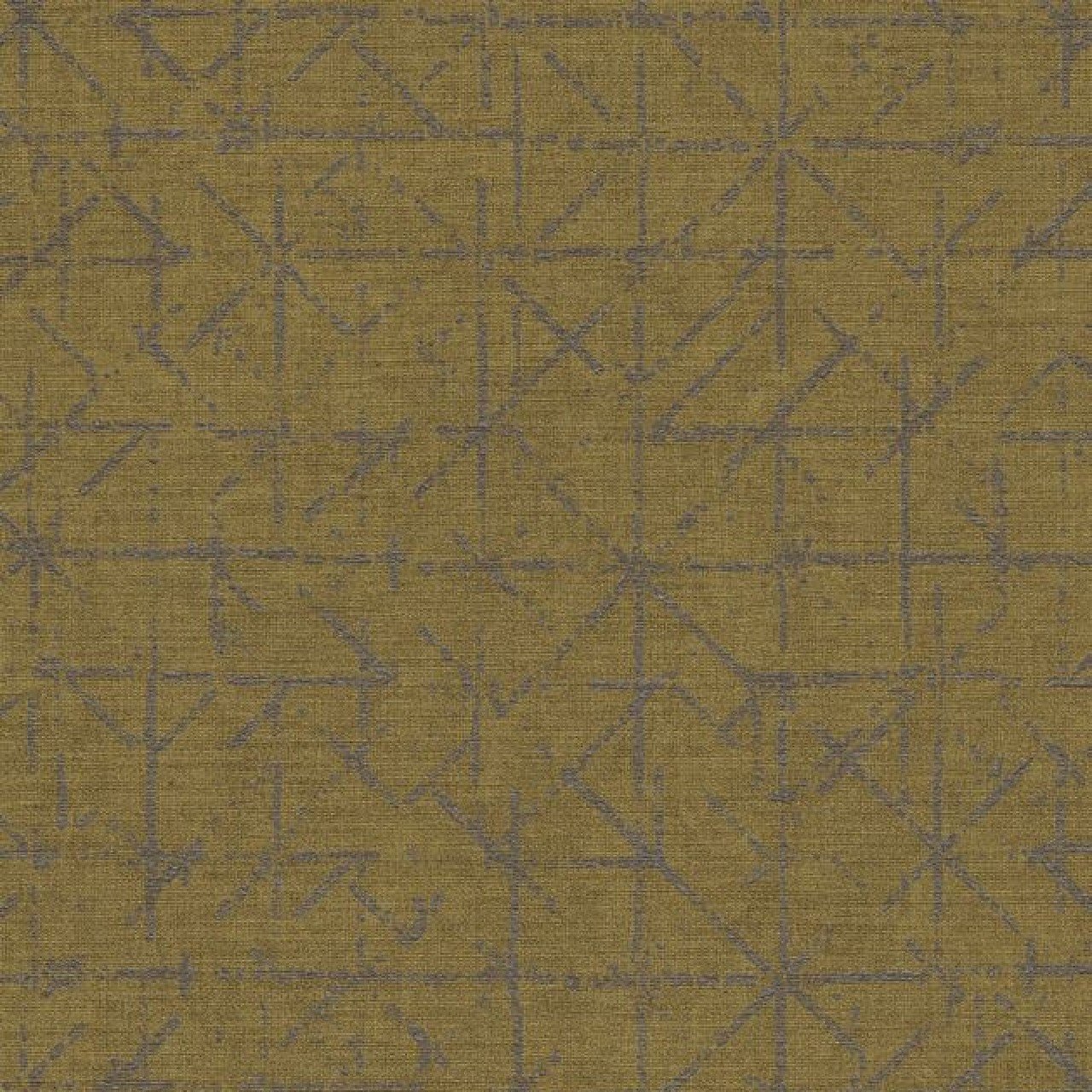 Geometric Sketch Topaz Wallpaper - Gold - Eijffinger - 394533 - Premier Wallcovering