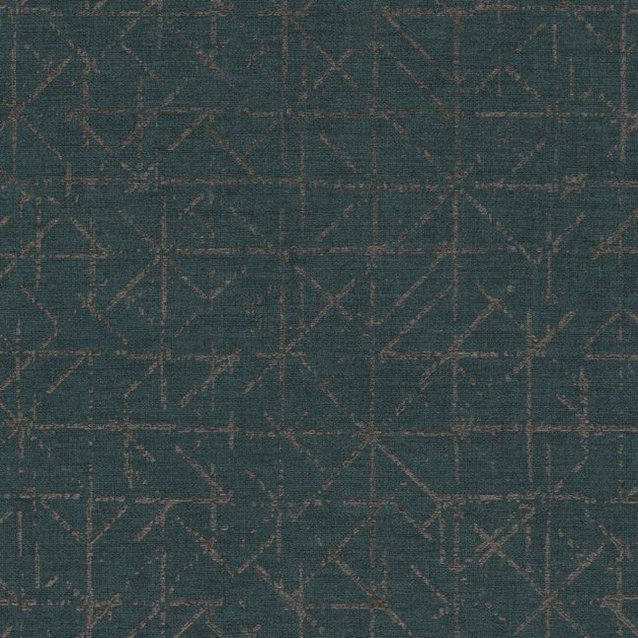 Geometric Sketch Topaz Wallpaper - Blue - Eijffinger - 394536 - Premier Wallcovering
