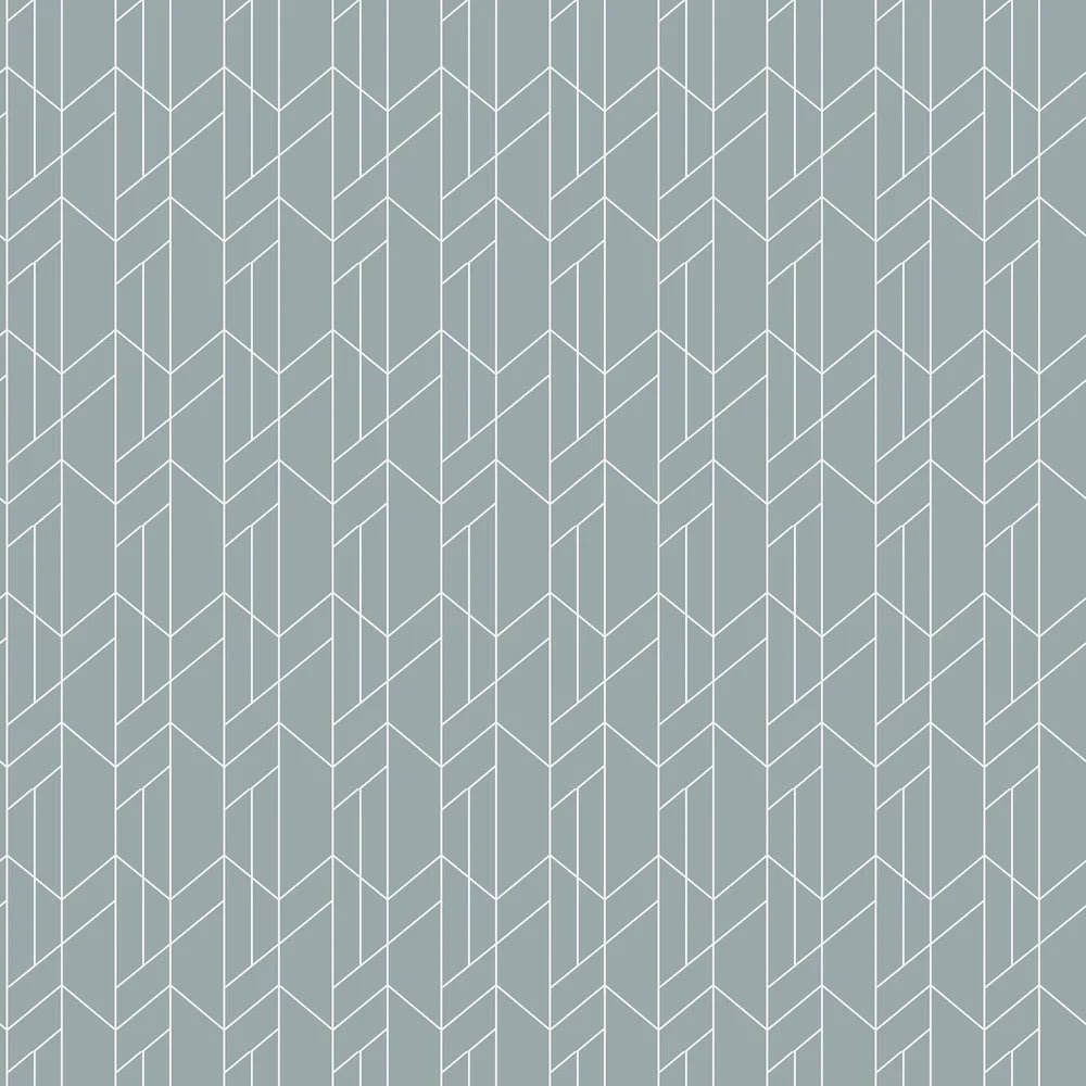 Geometry Wallpaper - Light Blue - NextWall - NW56802 - Premier Wallcovering