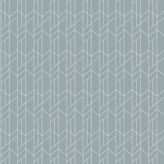 Geometry Wallpaper - Light Blue - NextWall - NW56802 - Premier Wallcovering