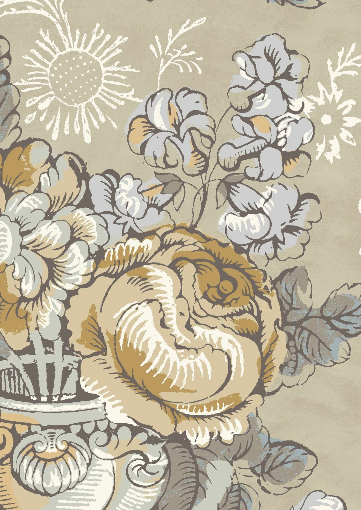 Lewis & Wood - Georgia - Gold Slate - Premier Wallcovering