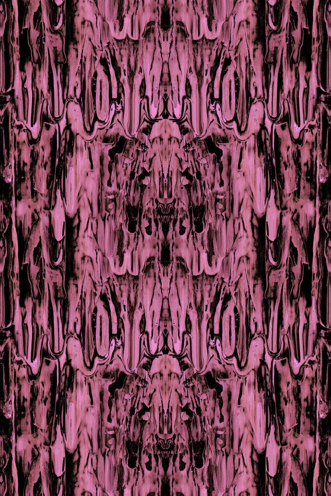 Gerhard Gum Velvet Fabric - Sangria - Timorous Beasties - DIGI/GGUM/40101/03 - Premier Wallcovering