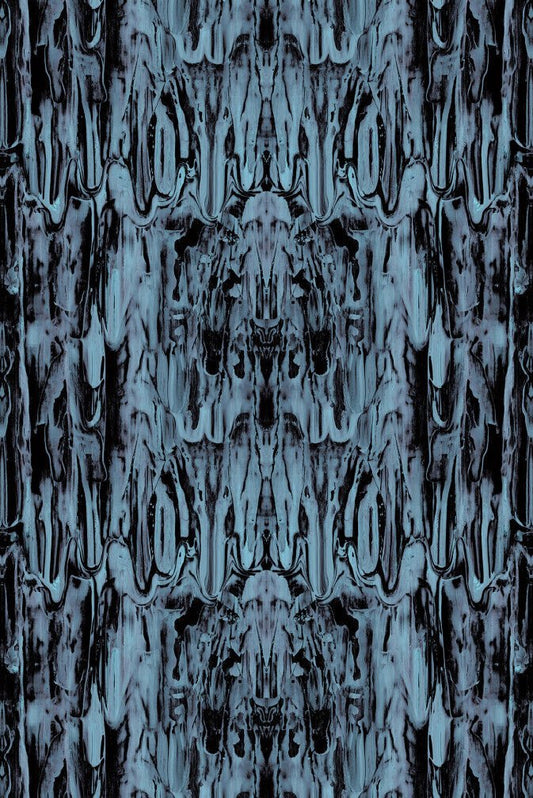 Gerhard Gum Velvet Fabric - Celestial - Timorous Beasties - DIGI/GGUM/40101/01 - Premier Wallcovering