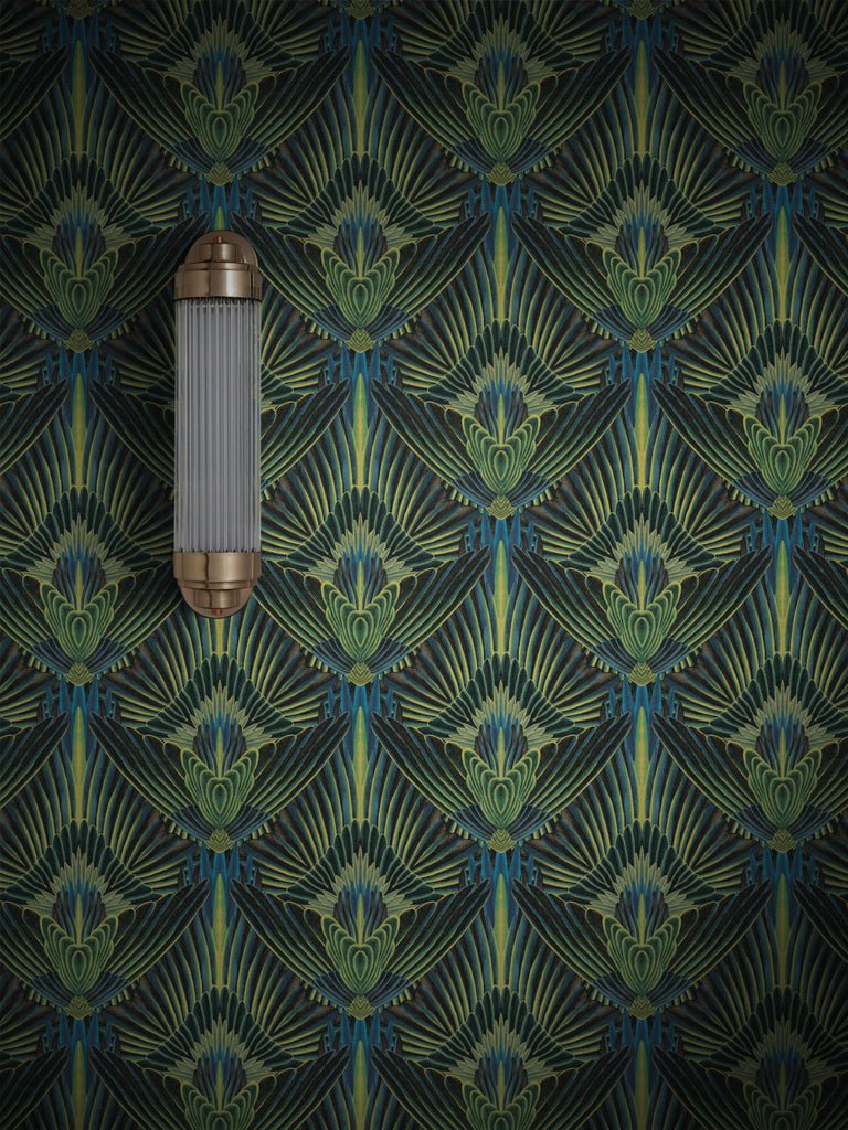 Gershwing Wallpaper - Parakeet - Divine Savages - DVS018-GER-PARK-WR - Premier Wallcovering