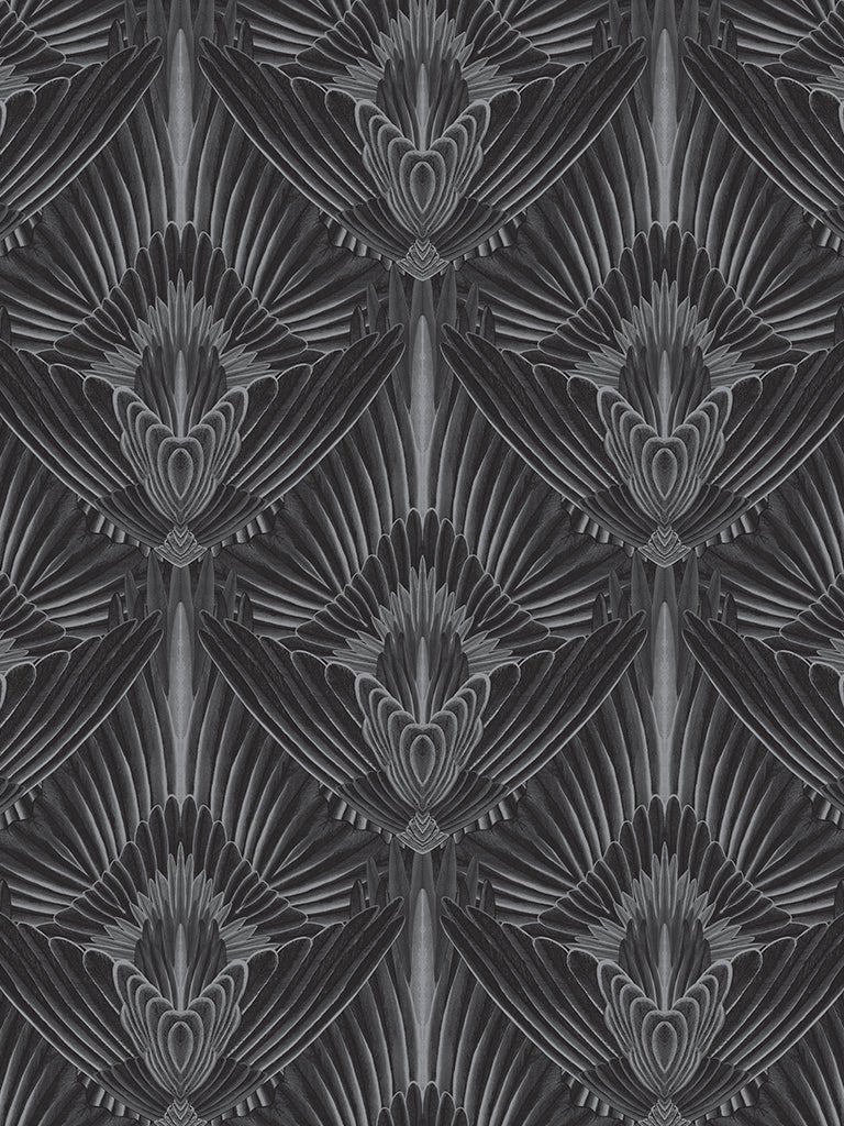 Gershwing Wallpaper - Raven - Divine Savages - DVS021-GER-RAVEN-WR - Premier Wallcovering