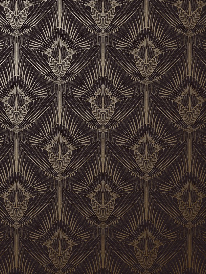 Gershwing Wallpaper - Gold - Divine Savages - DVS062-GER-GLD-WR - Premier Wallcovering