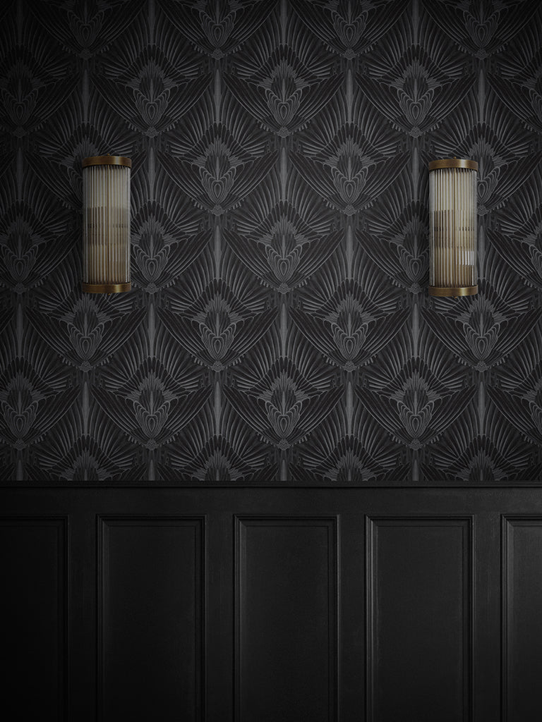 Gershwing Wallpaper - Raven - Divine Savages - DVS021-GER-RAVEN-WR - Premier Wallcovering