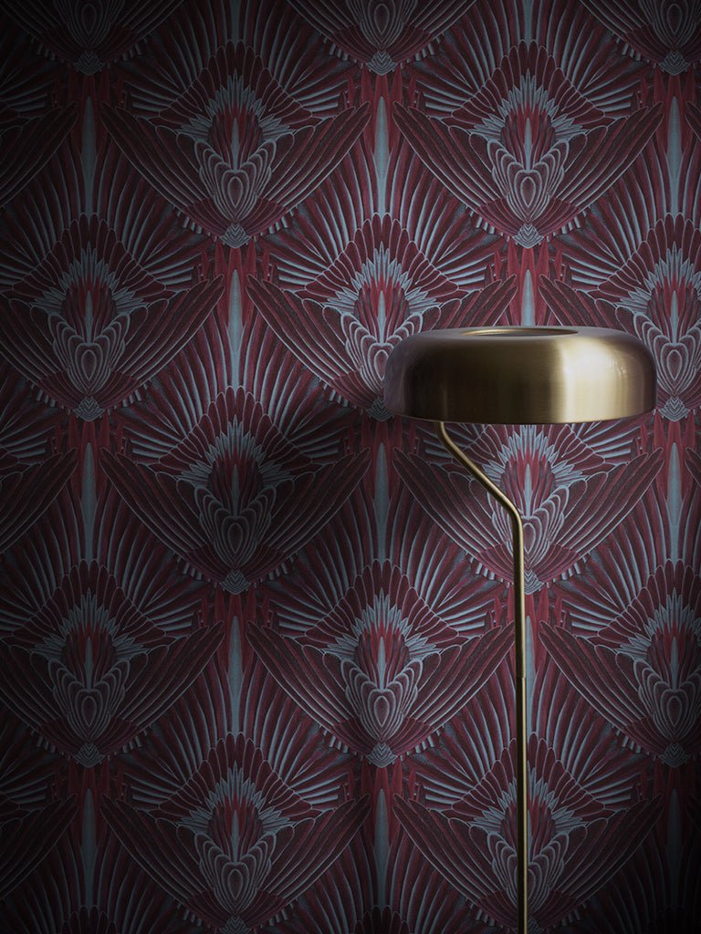 Gershwing Wallpaper - Macaw - Divine Savages - DVS022-GER-MAC-WR - Premier Wallcovering