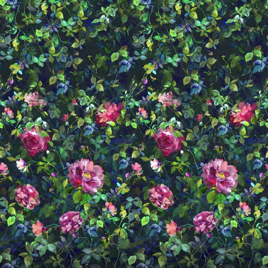Gertrude Rose Wallpaper - Fuchsia - PDG1154/01 - Designers Guild - Premier Wallcovering