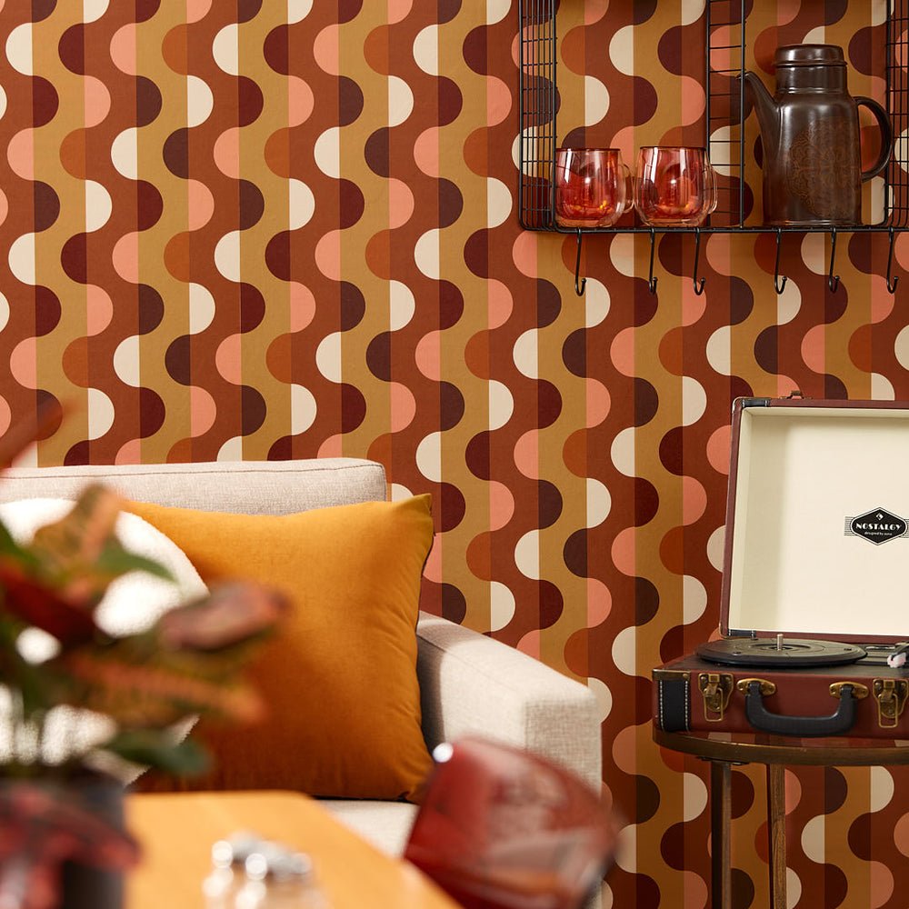 Get Your Funk On Wallpaper - Tuscan Rooftop, The Running Fox & Tahini - Lust Home - LH900456 - Premier Wallcovering