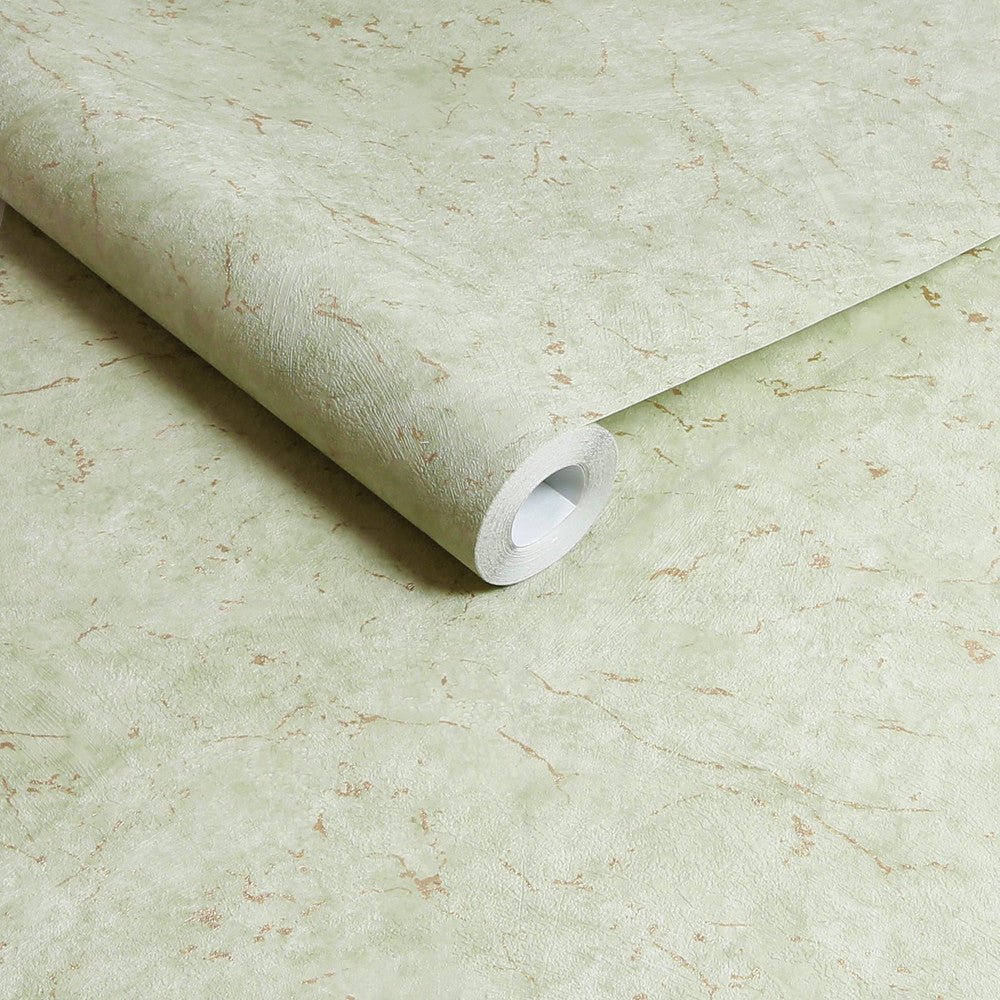 Gilded Plaster Wallpaper - Sage Gold - Superfresco Easy - 125064 - Premier Wallcovering