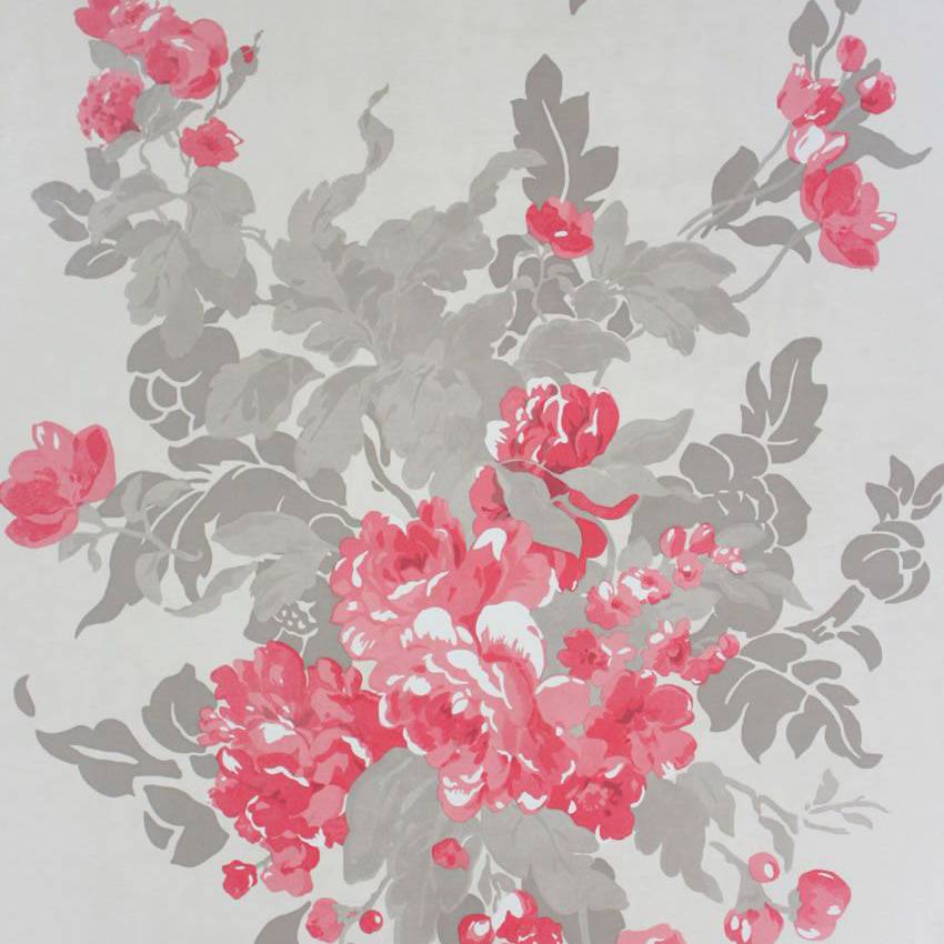 Ginevra Wallpaper - Pale Red/Taupe - Osborne & Little - W6170-04 - Premier Wallcovering