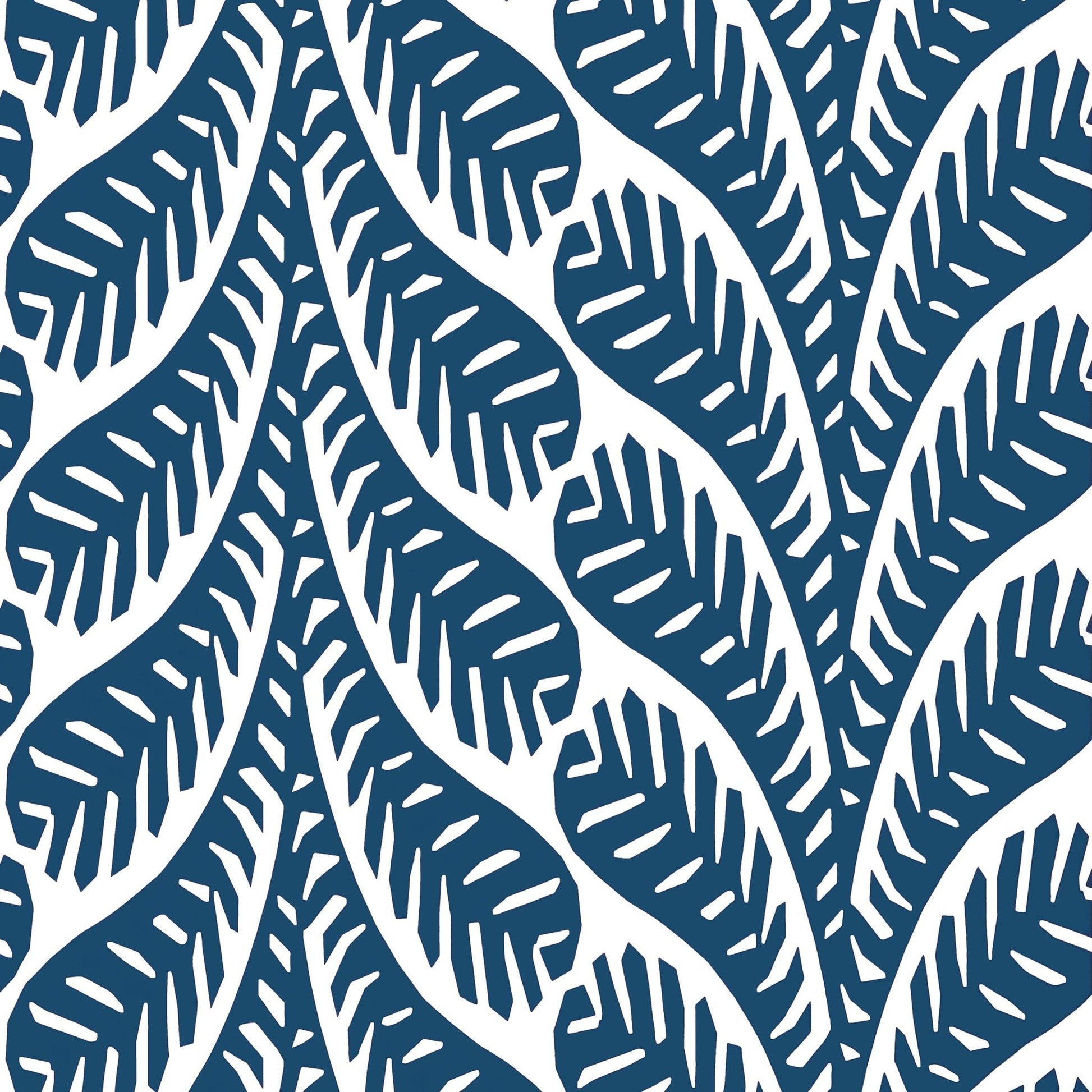 Ginger Wallpaper - Navy - Thibaut - T20827 - Premier Wallcovering