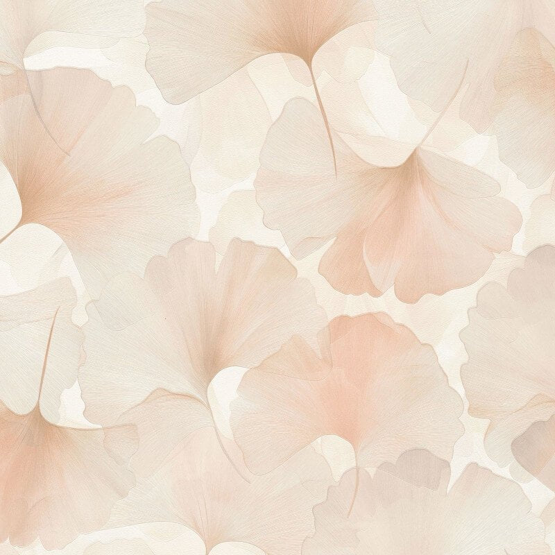Ginko Dream Floral Metallic Wallpaper - Rose - Erismann - 10470 - 05 - Premier Wallcovering