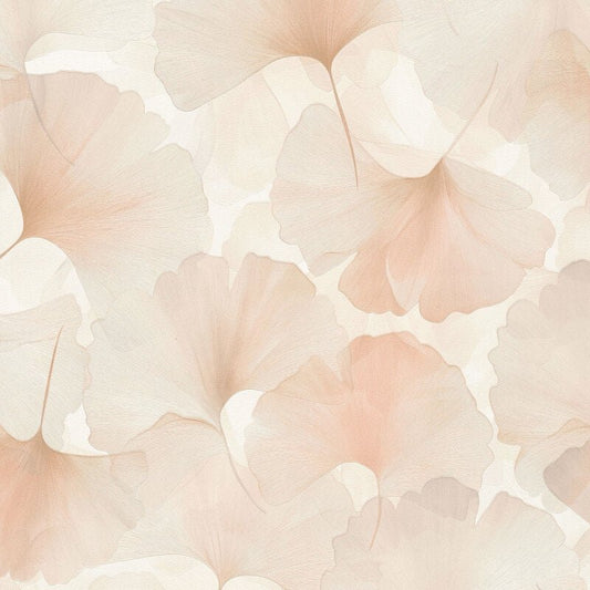 Ginko Dream Floral Metallic Wallpaper - Rose - Erismann - 10470 - 05 - Premier Wallcovering