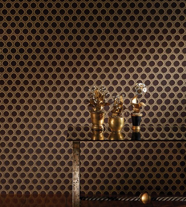 Gioconda Wallpaper - Silver/Grey - Nina Campbell - NCW4273-04 - Premier Wallcovering