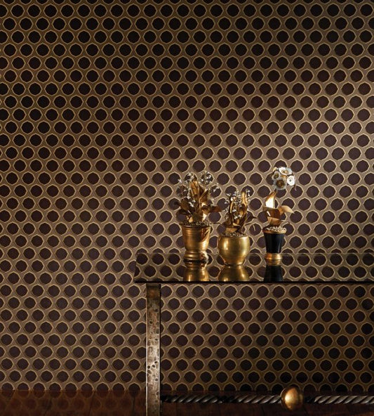 Gioconda Wallpaper - Silver/Grey - Nina Campbell - NCW4273-04 - Premier Wallcovering