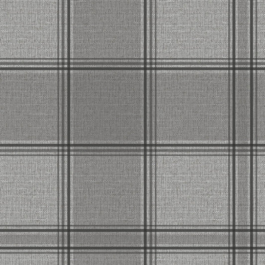Giorgio Check Wallpaper - Silver - Belgravia - 8101 - Premier Wallcovering