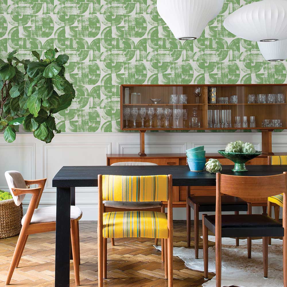 Giulietta Wallpaper - Green - A Street Prints - FD26408 - Premier Wallcovering