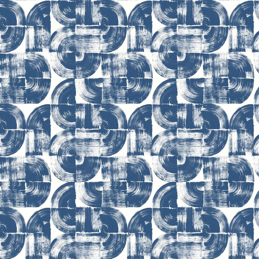 Giulietta Wallpaper - Blue - A Street Prints - FD26407 - Premier Wallcovering
