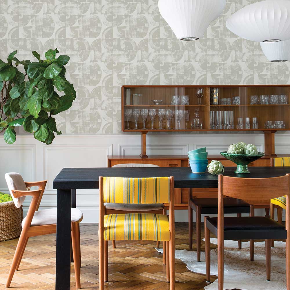 Giulietta Wallpaper - Taupe - A Street Prints - FD26406 - Premier Wallcovering