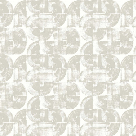 Giulietta Wallpaper - Taupe - A Street Prints - FD26406 - Premier Wallcovering