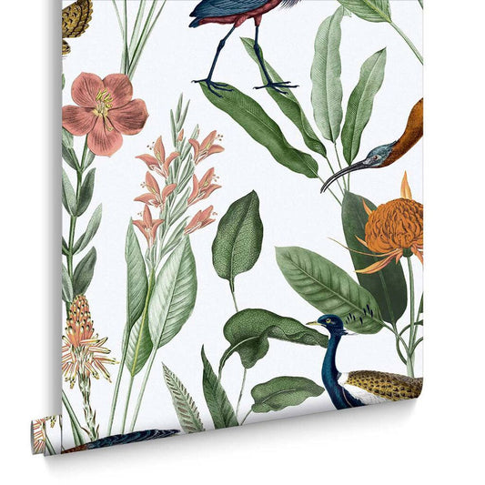 Glasshouse Day Wallpaper - Green - Graham & Brown - 119883 - Premier Wallcovering