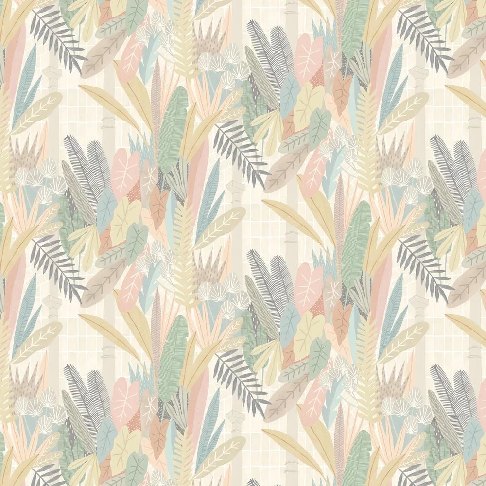 Glasshouse Wallpaper - Blush & Apricot - Ohpopsi - GHS50149W - Premier Wallcovering