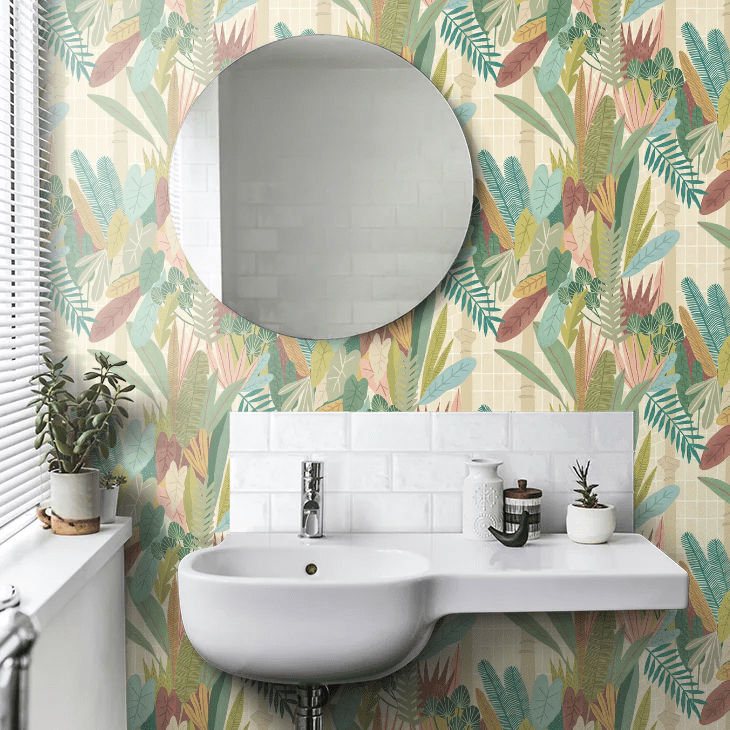 Glasshouse Wallpaper - Forest & Chestnut - Ohpopsi - GHS50152W - Premier Wallcovering