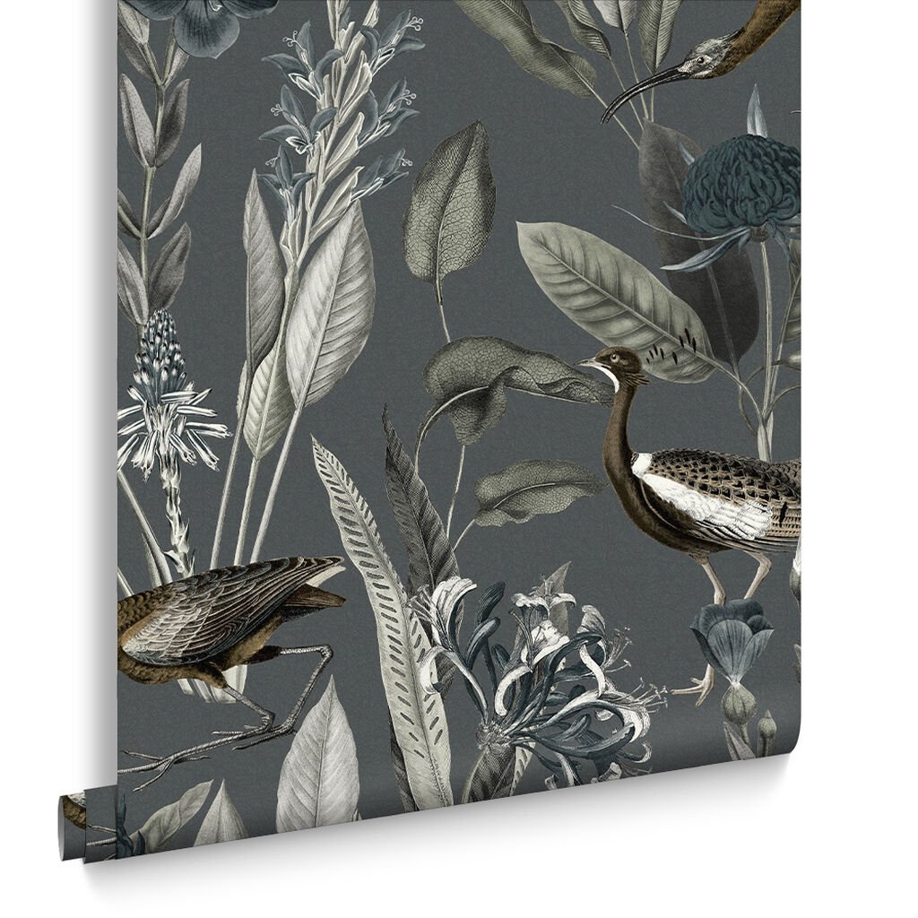 Glasshouse Wallpaper - Midnight - Graham & Brown - 111718 - Premier Wallcovering