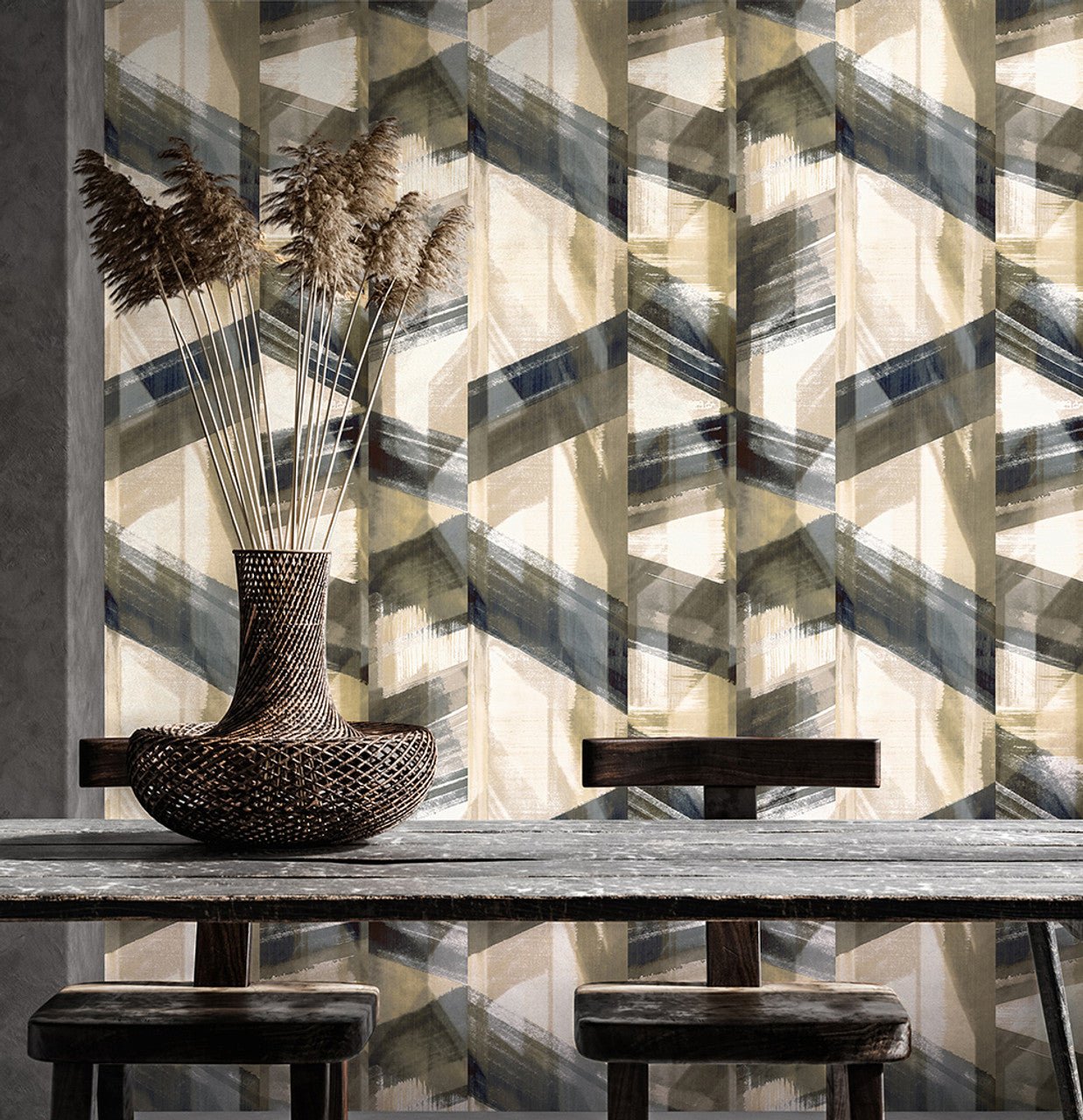 Glaze Crafted Wallpaper - Burnt Umber - Hohenberger - 26794 - Premier Wallcovering