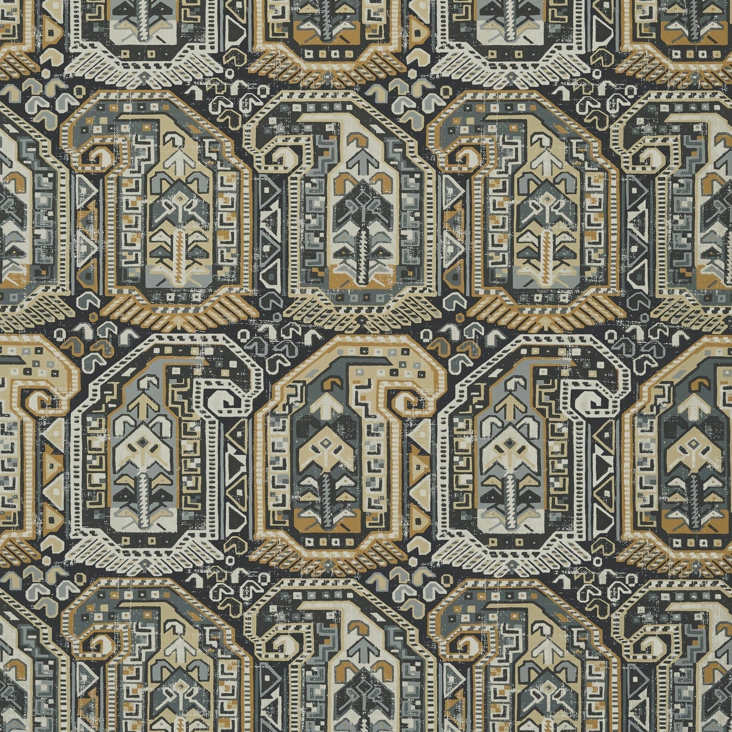 Gleniffer Wallpaper - Black & Grey - Thibaut - T85021 - Premier Wallcovering