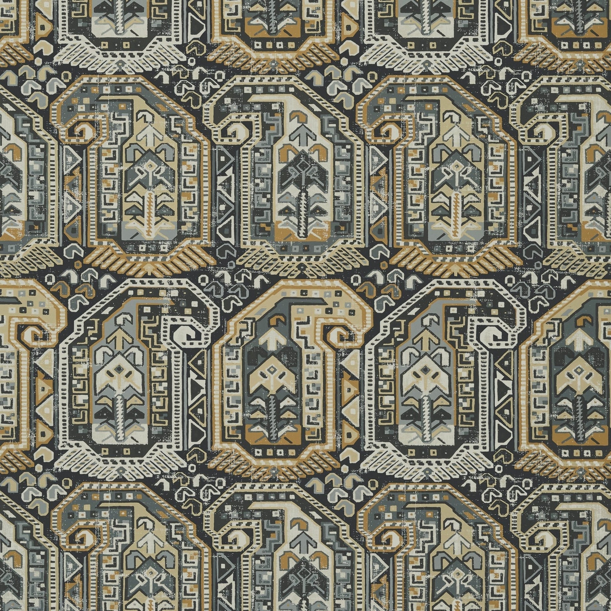 Gleniffer Wallpaper - Black & Grey - Thibaut - T85021 - Premier Wallcovering