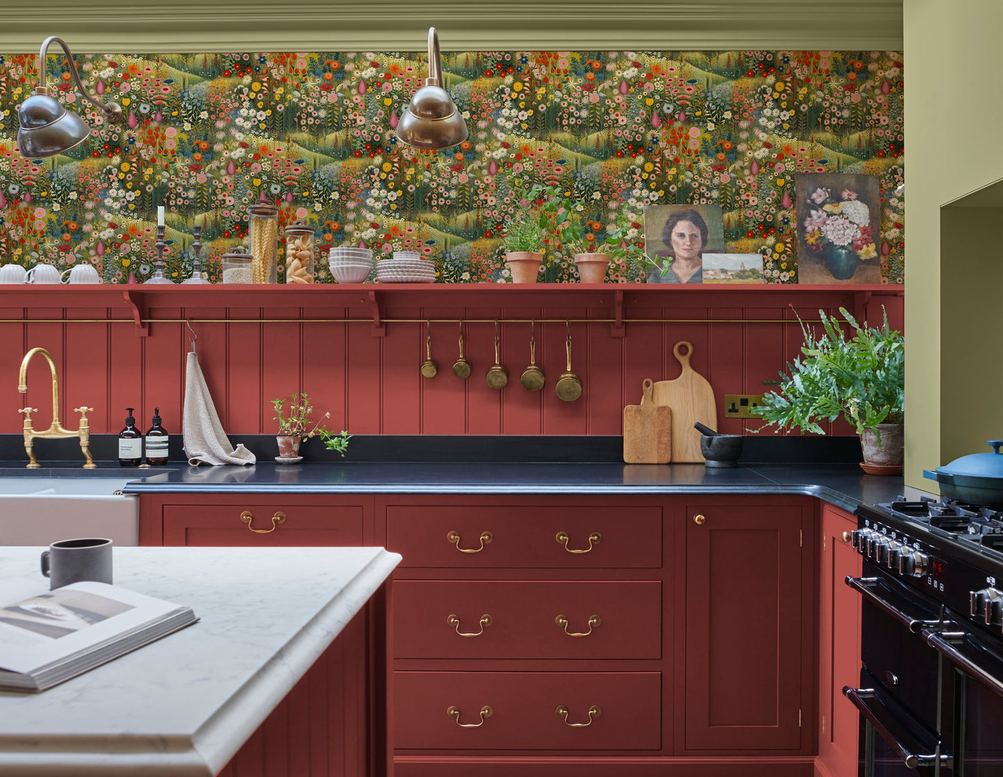 Glenwhan Wildflower Wallpaper - Summer - Graham & Brown - 127926 - Premier Wallcovering