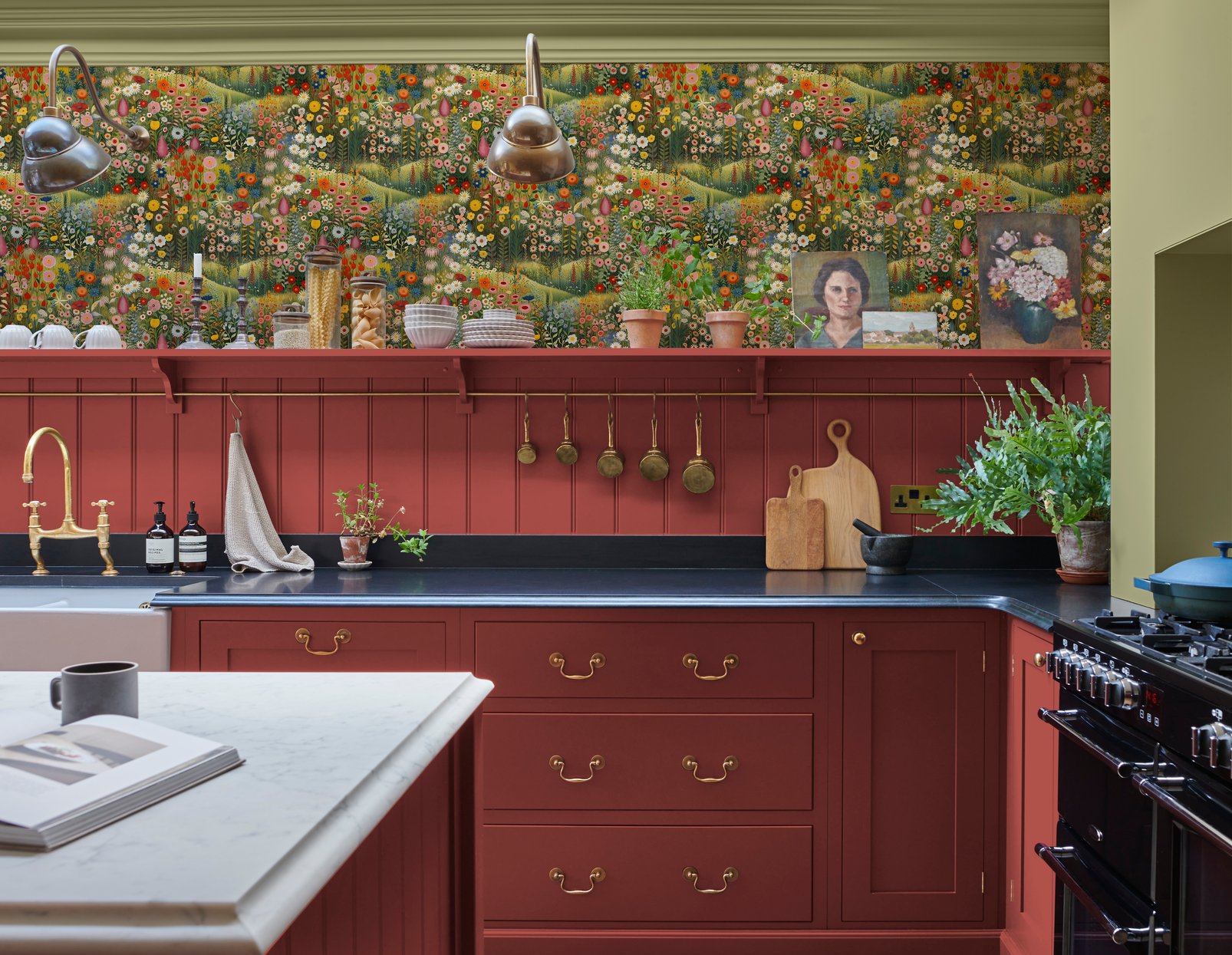 Glenwhan Wildflower Wallpaper - Summer - Graham & Brown - 127926 - Premier Wallcovering