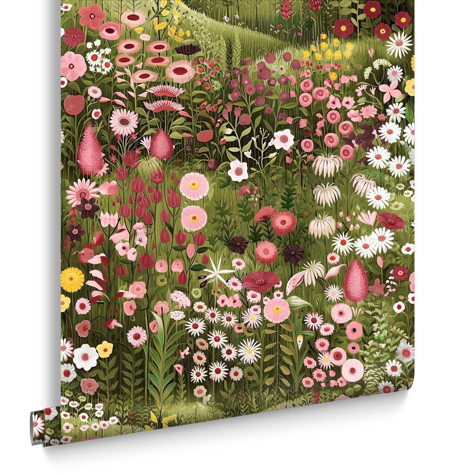 Glenwhan Wildflower Wallpaper - Spring - Graham & Brown - 127929 - Premier Wallcovering