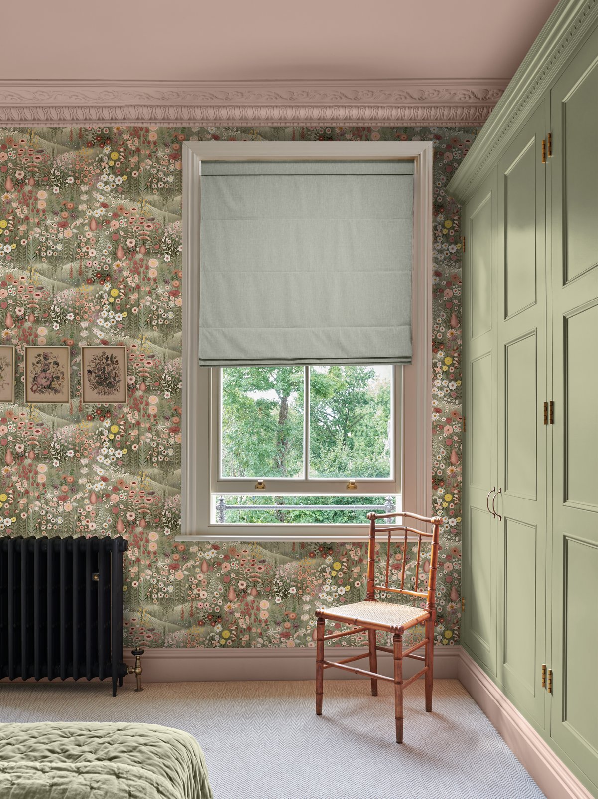 Glenwhan Wildflower Wallpaper - Dew - Graham & Brown - 127928 - Premier Wallcovering