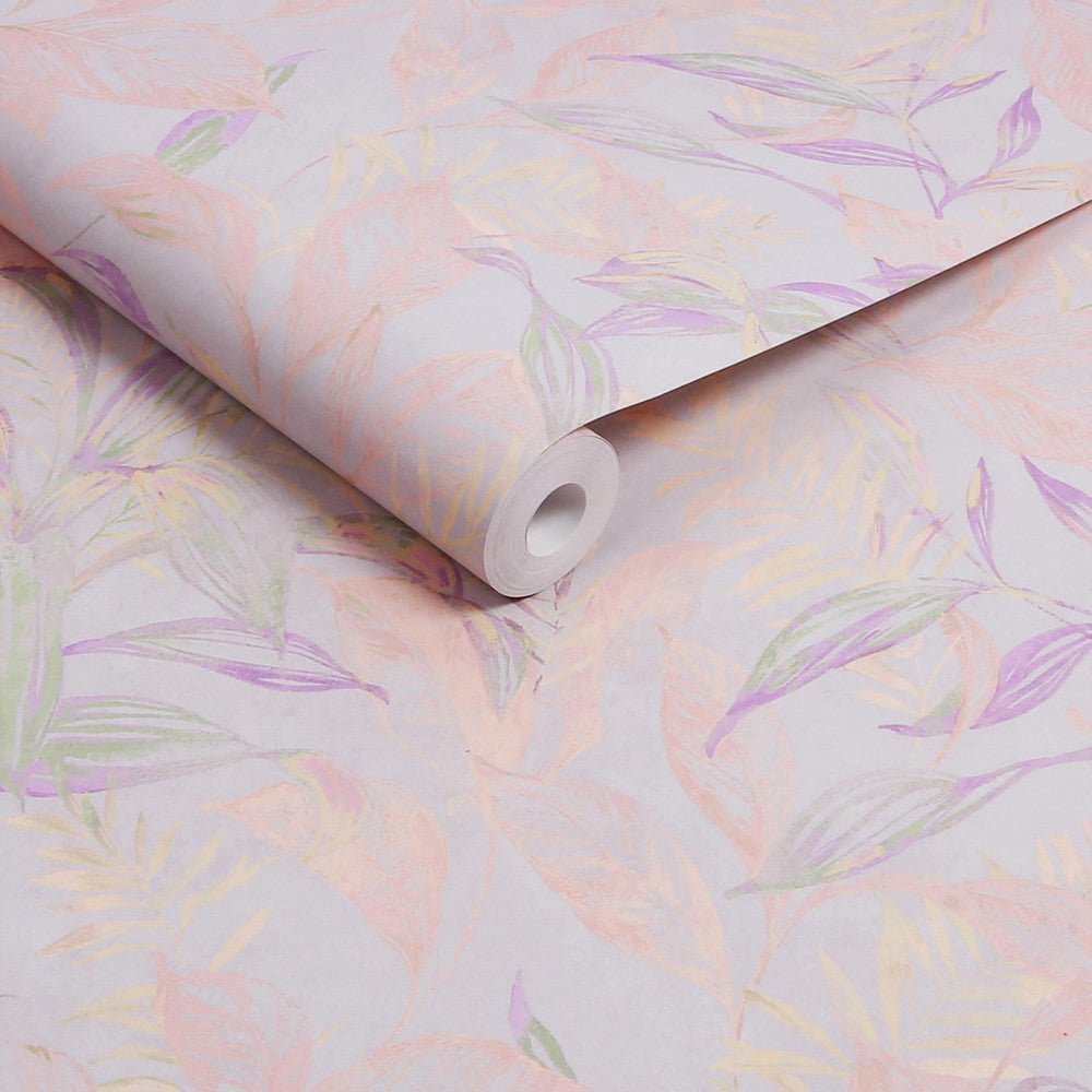 Global Garden Palm Wallpaper - Lilac - Next - 130087 - Premier Wallcovering