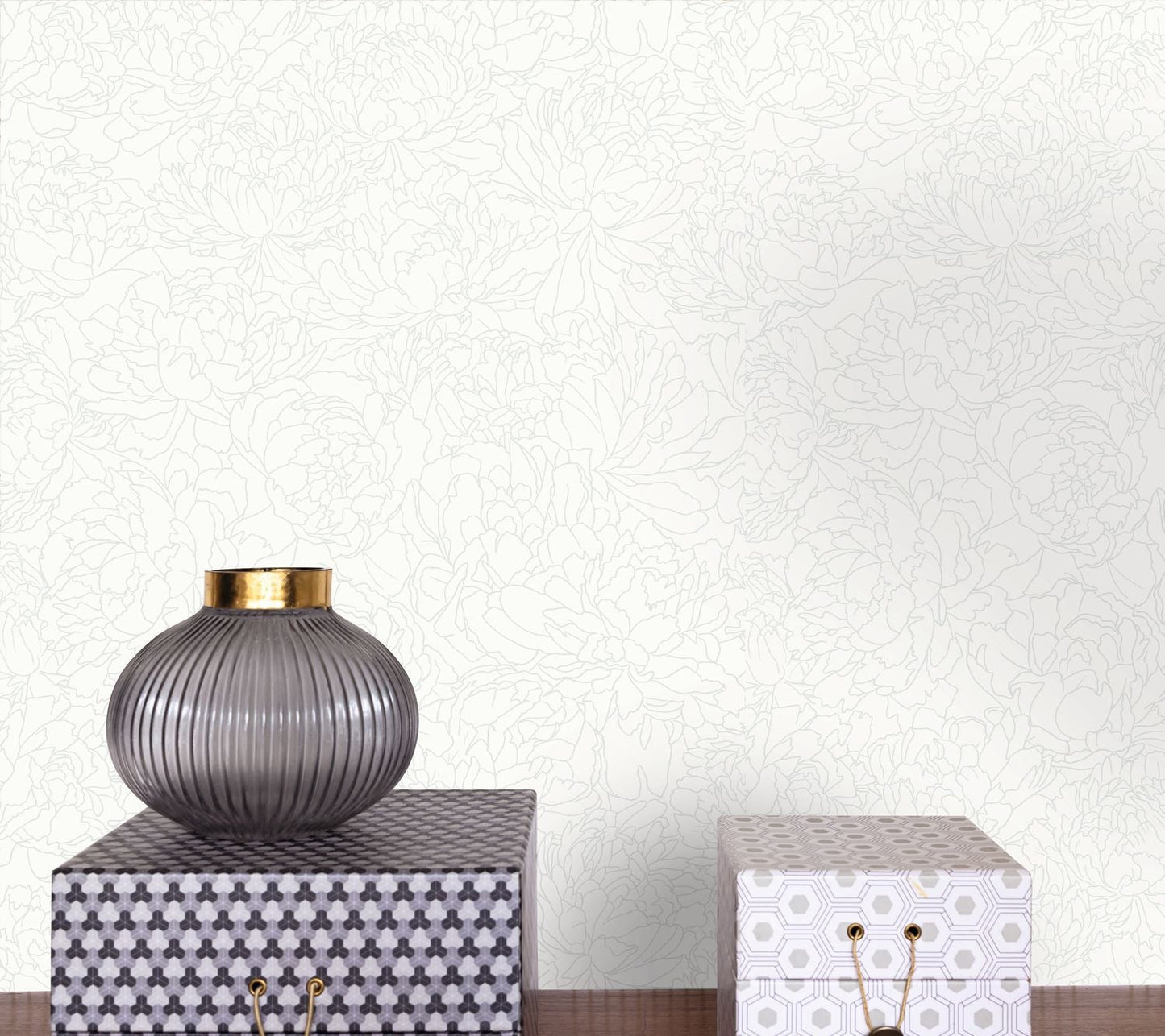 Glow Wallpaper - Blanc Irise - Caselio - 106610017 - Premier Wallcovering